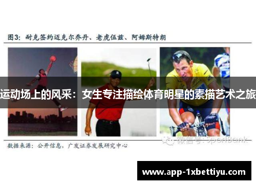 运动场上的风采：女生专注描绘体育明星的素描艺术之旅